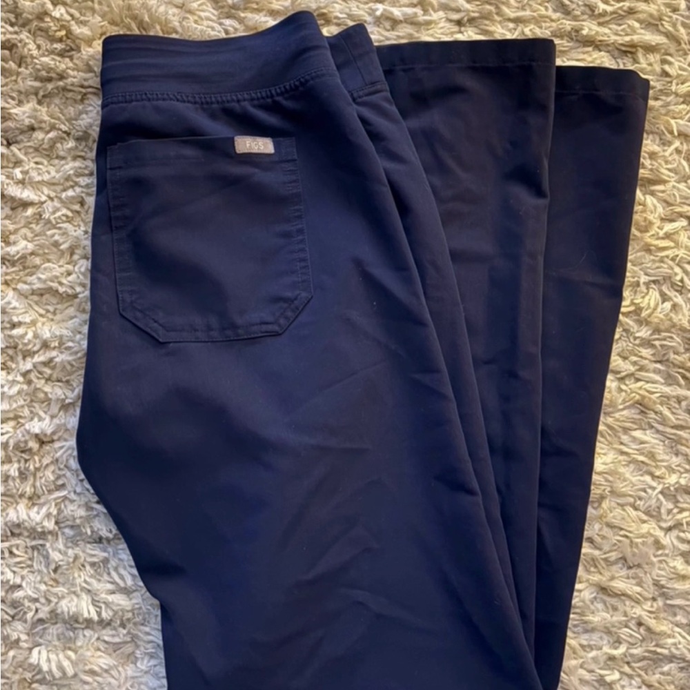 Figs Navy Blue Scrub Bottoms